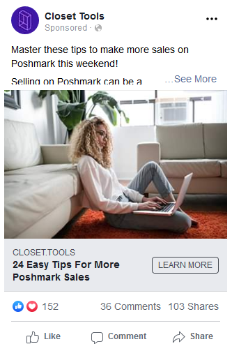Poshmark Tips Ad